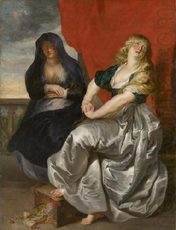 Peter Paul Rubens Reuige Magdalena und ihre Schwester Martha china oil painting image